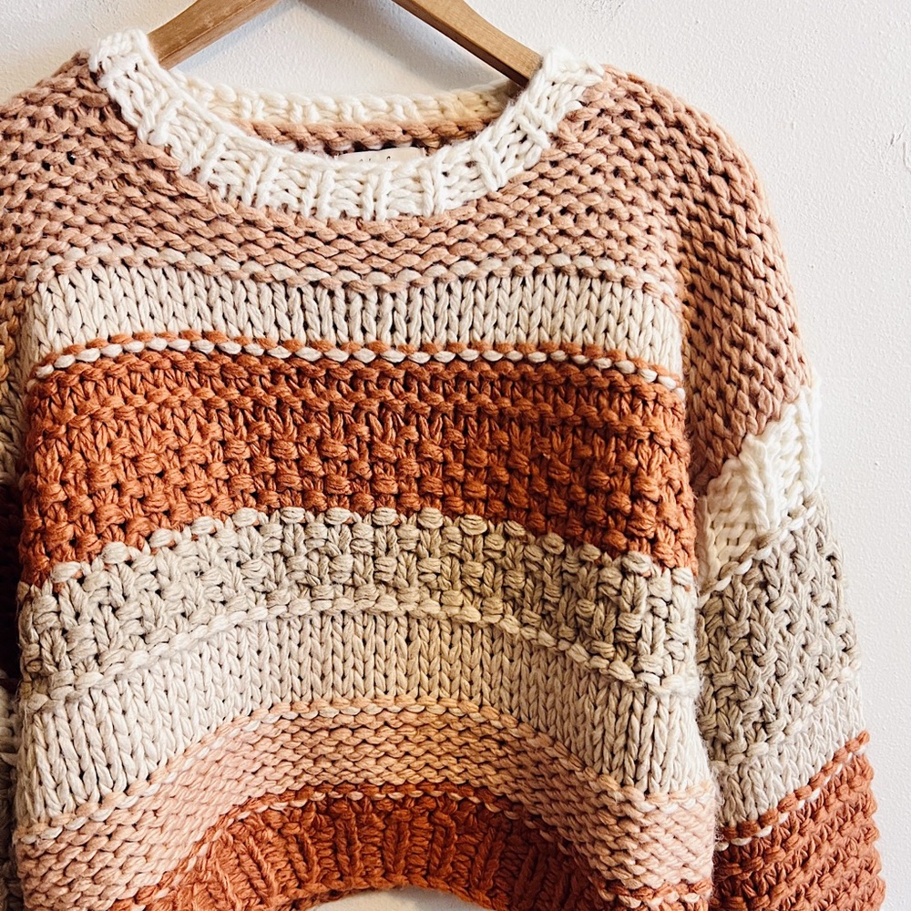 Sadie And Sage Chunky Pullover Cottage Core Sweater - Picture 2 of 6